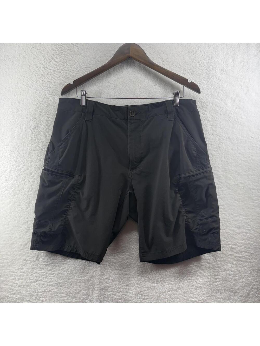5.11 Tactical Shorts Mens 36 Ripstop Black Utility Cargo